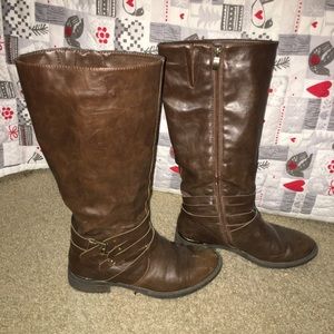 Cute Brown Riding Boots